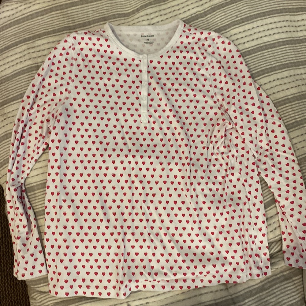 Roller Rabbit Heart Pajamas - Picture 2 of 5